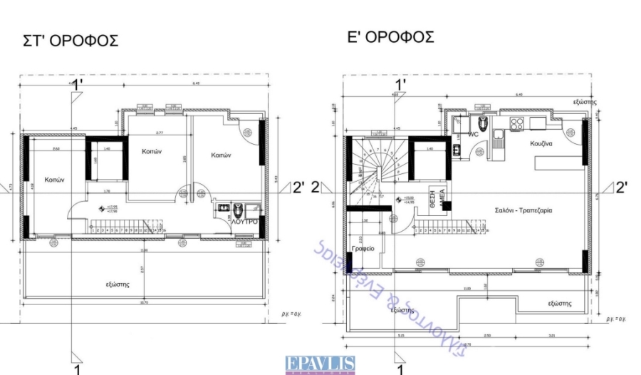 1692194, (Verkauf) Wohnung/Residenz Maisonette || Athens Center/Kaisariani - 117 m², 3 Schlafzimmer, 420.000€